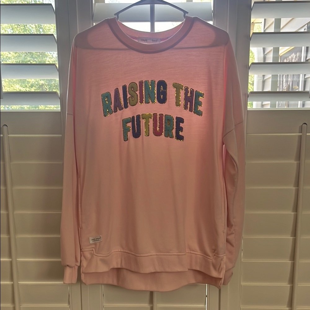 Simply Southern Coral Sweatshirt